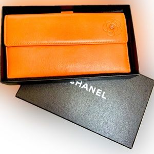 CHANEL Orange Wallet